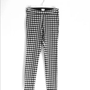 Dark Navy checked Leggings